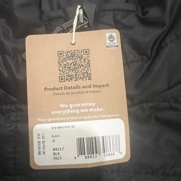 NWT Patagonia Nano Puff Women’s insulated Jacket